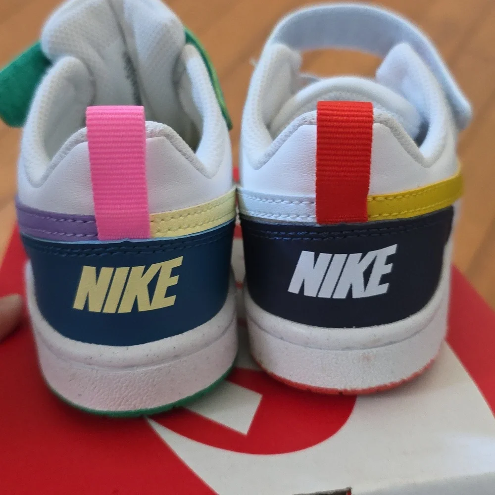 Nike Kids Colorful Sneakers - Orange, Green, Purple, Blue - Picture 4 of 8